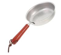 DRESSOOS Casserole en Acier Inoxydable Antiadhésive Mini Poêle à Frire Pratique pour Fondre Beurre et Chauffer Huile en Boulangerie ou Pâtisserie Poignée en Bois