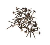 DRESSOOS Clous Ronds en Laiton pour Décoration de Meubles, 100pcs, Style Antique, Tête Large, Matériau Fer, pour Décoration de Canapé et Projets DIY