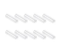 DRESSOOS Couvercle Transparent pour Paille en Verre, Capuchon Anti-poussière Réutilisable, Protection Hygiénique pour Pailles en Verre