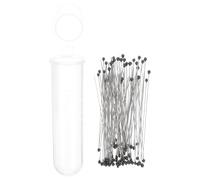 DRESSOOS Épingles à Insectes pour Montage Précis 100pcs en Acier Inoxydable Outil Polyvalent pour Fixation et Exposition de Spécimens D'insectes de Spécimens D'insectes