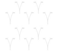 DRESSOOS Lot de 10 Clips en V en Plastique Beige pour Remplacement des Clips de Verrouillage en V, Accessoires pour Pool Pole et Pool Vacuum, Sandales Femme