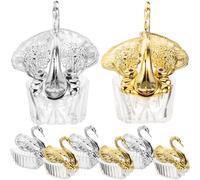 DRESSOOS Lot de 24 Boîtes à Dragées en Acrylique Transparent pour Mariage, Contenant Dragées Élégant en Plastique, pour Décoration et Rangement Lors D'événements Couleur Couleur Aléatoire