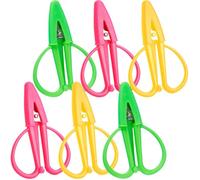 DRESSOOS Mini Ciseaux à Broderie Faciles à Utiliser Lot de 6 en Acier Inoxydable avec Capuchon Portable et Sécurisé pour Couture et Travaux Manuels
