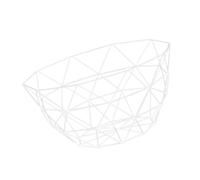 DRESSOOS Panier à Fruits pour Rangement Snacks Style Nordique Moderne en Fer Blanc Design Créatif et Décoration Table à Manger