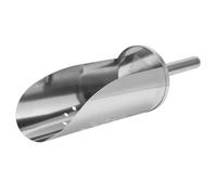 DRESSOOS Pelle à Glaçons en Acier Inoxydable Multi-usage avec Bord Lisse et Arrondi, Outil Cuisine Pratique pour Glace, Farine et Riz, Accessoire Essentiel Maison