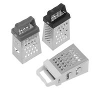 DRESSOOS Râpe Multifonction pour Râper en Acier Inoxydable 3pcs 4 Faces Trancher Tomates et Fromage Cuisine Pratique