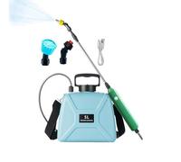 Dreuhuing Pulvérisateur Électrique Jardin,Nettoyant 3 Buses - Pulvérisateur De Jardin 5 L avec Sangle D'Épaule Et Lance Télescopique | pour Extérieur Pelouse Piscine Soin des