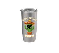 Drew Gifts Nom personnalisé pour anniversaire Gobelet isotherme en acier inoxydable double paroi