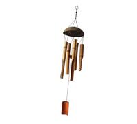 Drfeify Jeu de Vent en Bambou avec Courtier de Jardin pour Le Soulagement du Stress et la Musicothérapie (Bambou Naturel)