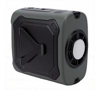 Drfeify Ventilateur de taille portable, 13 000 tr/min, appareil de refroidissement portable à clipser avec batterie de 8000 mAh, ventilateur personnel 3 en 1 pour le travail en plein air