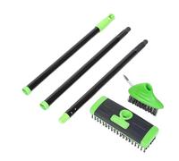 driattie Outil Désherbeur - Brosse Grattoir De Désherbage avec Manche Réglable - Extracteur De Mauvaises Herbes - pour Allées, Trottoirs, Pavés, Chemins, Pelouses, Terrasses, Cours, Extérieurs,