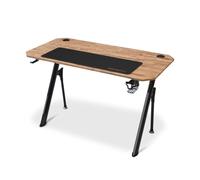 DRIFT GAMING DZ175 - Bureau Gaming, 120x60x75cm, Tapis de Souris XL, Gestion des Câbles, Porte-gobelet et Support Casque. Supporte 100Kg, Bois