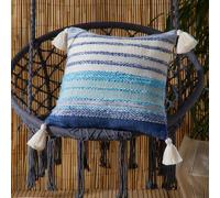 Drift Home Grayson Outdoor Coussin Garni écologique Bleu 43 x 43 cm