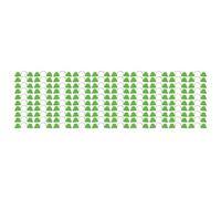 DriKou 100 pièces Pinces de Jardin, Pince de Film végétal à 2 têtes matière Plastique Utilisation Pratique, Pinces de Serre pour serres conservatoires Plantation agricole (7mm)