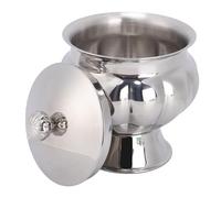 DriKou sucrier en acier inoxydable avec couvercle Pot de 400ml récipient à condiments pour sel café thé bonbons Cube