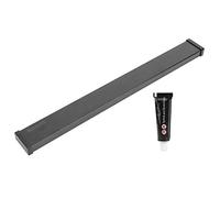 DriKou Support mural pour repose-couteau magnétique en acier inoxydable, support de rangement, accessoire de cuisine (Noire)