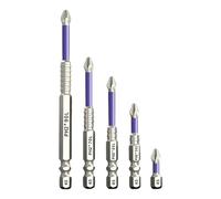 Drill Bit Set, Screwdriver Bits, Magnetic Bit Sets, High Torque Design, Hardened Steel Material, Tool Kit for Automotive Repair Home Workshop Electricians, 3.54 Inches