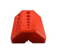 Drill Guide Jig, 3D Printed Angle Drill Block Tool, 45 90 Degree Straight Hole Positioning Guide, Precision Woodworking Alignment Fixture, Compact Layout Tool, 1.96x2.2x1.96in, for Cabinet Shelf