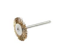 Drills à brosse de coupe de roue de fil, Brosse coupelle à roue métallique, Mini embouts de brosse , acier et laiton, multicolore, 15/98 pièces for Dremel(T-type Copper)