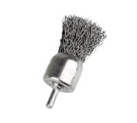 Drills à brosse de coupe de roue de fil, Brosse de coupe roue en fil d'acier inoxydable, tige 6mm, plusieurs tailles for le polissage des métaux(6x15mm)