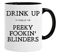 Drink up by Order of The P***y B********s - Mug fantaisie de qualité supérieure avec coffret cadeau et thé, café, bureau, maison