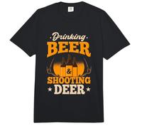Drinking Beer & Shooting Deer Boire Bière Chasse Jeu Cerf Comfort Colors Adult Heavyweight T-Shirt