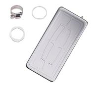 Drip pan for AC Unit,Stainless Steel Drip Tray, Rectangular Catch Pan, Extra Large Condensate Drain Kit for Air Conditioner Drainage(1000 * 475 * 38cm)