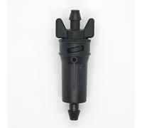 DRIPALIA Goutteur turbulent - Débit de 2 l/h - Couleur noire - Arrosage goutte à goutte - Pour tuyaux de 16 mm, 20 mm et microtubes - Pression de travail de 1 ATM 75 unités