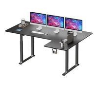 Dripex Bureau Assis Debout Electrique, Bureau Motorisé Ergonomique, Table Réglable en Hauteur avec contrôle de mémoire, avec Tapis de Souris, 180x110cm