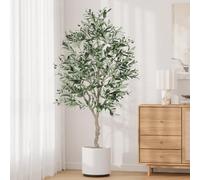 Dripex Olivier Artificiel 180cm, Plantes artificielles Grande dans Un Pot | Décoration pour la maison, le salon, la chambre à coucher, le bureau, le jardin