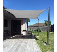 Dripex Voile d'ombrage Rectangulaire, 3x3M Toile Ombrage Imperméable Protection des Rayons UV à 95%, Auvent - Protection Solaire pour Jardin, Terrasse, Camping, Balcon (Gris)