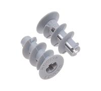 Driva Chevilles pour Plaques de Plâtre par Keple, 50 pièces 15mm x 23mm Bouchons en Nylon, Fixations pour Cloisons Sèches, Goujons de Cavité, Fixations en Plastique - Vis dans Les Ncres