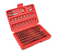 Driver Bit Set 1/4inch Slotted - Heavy Duty Anti-Slip Hand Tools 105-Piece | 105-Piece Ratchet Wrench Drill Bit Set for Electronics Woodworking | Appliance Car Home Mechanics Men Driver Bit Set 1/4inch