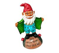 Drôle de jardin statue chey Raszwerg figurine avec culotte | Harz-Gartendeko résistant aux intempéries pour cour terrasse pelouse | Décoration naine Dites bonjour à mon petit ami | Peint