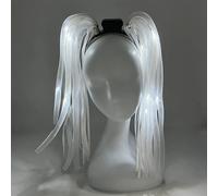 Drôle LED clignotant tresse bandeau éclairer nouilles bandeau fille femmes Rave carnaval fête chapeaux fournitures Bar nuit spectacle accessoires 1set