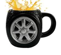 Drôle - Tasse à ruban en acier inoxydable 3D en résine de 300 ml | Poignée confortable antidérapante pour l'eau au thé au lait, décoration de table, tasses de bureau | Cadeau de pendaison de