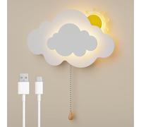 DROMEZ Applique Murale Intérieure Enfant LED Sans Fil Rechargeable, 4000mAh