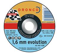 DRONCO AS46V-115 - Disco de corte metal AS 46 V Evolution Express, 115 x 1,6 mm