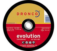 Dronco AZ30S-230 - Disco de désabrasion AZ 30 S Evolution-metal, 230 x 6 mm en céramique, compatible avec la meuleuse d'angle