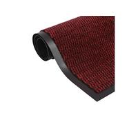 vidaXL Paillasson rectangulaire - Rouge