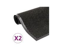 vidaXL Paillassons rectangulaires 80 x 120 cm