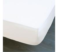 DROUAULT - Alèse & Protège-Matelas Imperméable - Collection Protect Pro Blanc 140x190 cm - Éponge Bouclette 100% Coton 220 g/m² - Anti-acariens Proneem - Bonnet 30-42 cm - Lavable 60°C