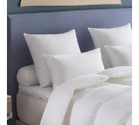 DROUAULT - Oreiller Canada Moelleux 65 x 65 cm - Traitement Anti-acariens Proneem - Garnissage Naturel 70% Duvet de Canard Supérieur - Percale de Coton Ultra Douce - pour Dormeurs sur Le Ventre