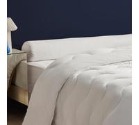 DROUAULT - Traversin Clair de Lune 160 cm - Soutien Medium - Anti-acariens | Fibre Creuse Siliconée - Dormeurs sur le Dos - Enveloppe 100% Coton - Lavable 40°C