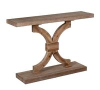 DRW Console Table d'entrée en Bois Naturel 120 x 31 x 83 cm