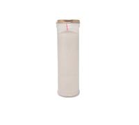 DRW Lot de 6 voiles blancs transparents du Saint-Esprit avec couvercle en métal de 18,5 cm
