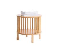 DRW Table d'appoint Eco Life en Bois MDF Naturel