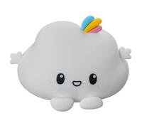 DRW Veilleuse LED d'un nuage heureux qui change de couleur au toucher en blanc 13 x 8 x 10 cm