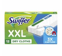Dry Maxi XXL Lingettes Swiffer Recharge 12 pièces Nettoyage