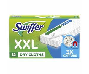 Dry Maxi XXL Lingettes Swiffer Recharge 12 pièces Nettoyage
